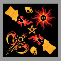 Pagan motif posters by Olesha Pagan motif posters