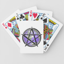 Pagan Pentagram Bicycle Poker Deck