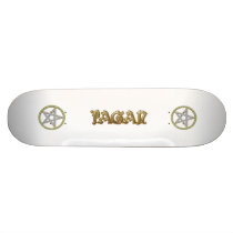 Pagan Pentagram Pentacle Gothic Skateboard