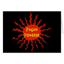 Pagan Powered Sun Card