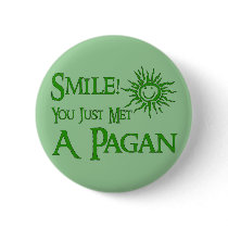 Pagan Smile Pinback Button