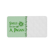 Pagan Smile Custom Address Label