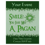 Pagan Smile Flyer Design