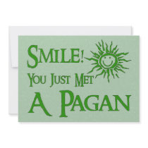 Pagan Smile Personalized Announcement