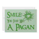Pagan Smile Personalized Announcement