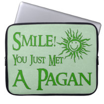 Pagan Smile Computer Sleeves