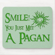 Pagan Smile Mouse Pad