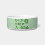 Pagan Smile Cat Food Bowl