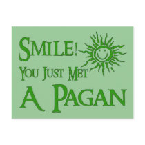 Pagan Smile Postcard