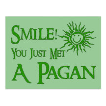 Pagan Smile Postcard