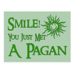 Pagan Smile Postcard