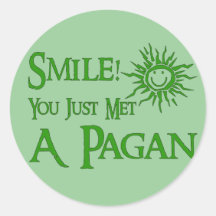 Pagan Smile Stickers