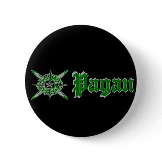 Pagan Star Green button