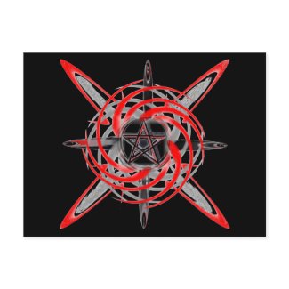 Pagan Star Postcard postcard