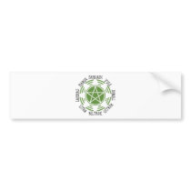 Pagan Wheel of the Year bumper stickers
