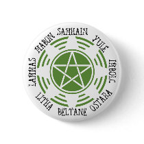 Pagan Wheel of the Year buttons by WildWitch Pagan Wheel of the Year buttons