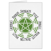 Pagan Wheel of the Year cards