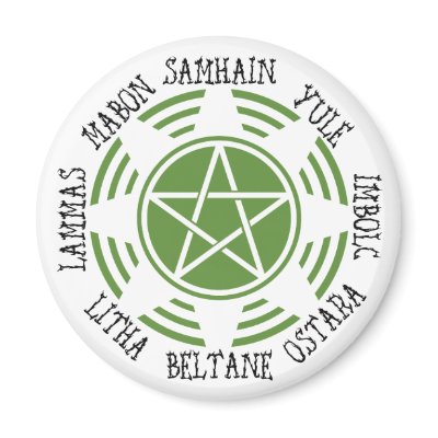 Pagan Wheel of the Year Refrigerator Magnets by WildWitch