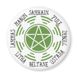 Pagan Wheel of the Year magnets