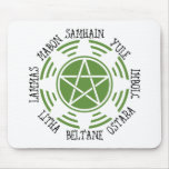 Pagan Wheel of the Year Mouse Mat