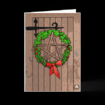 Pagan Wreath Holiday Greeting Card