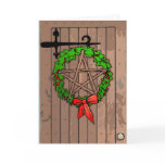 Pagan Wreath Holiday Greeting Card