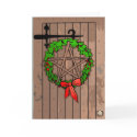 Pagan Wreath Holiday Greeting Card