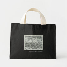 Paganini Moto Perpetuo Canvas Bags