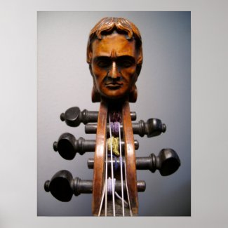 Paganini Scroll Photo - Customized Print