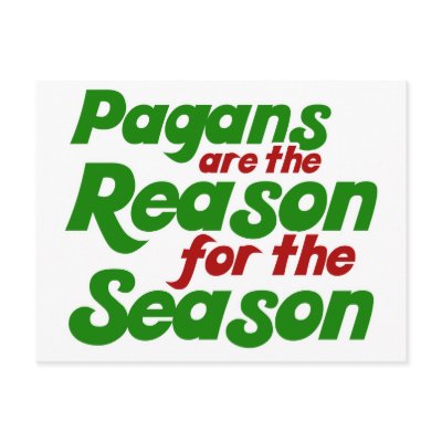 Pagans are the Reason for the Season Post Cards by BoogieMonst