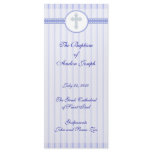 Page 1/5 Greek Orthodox Church Baptism Program Personalized Rack Card