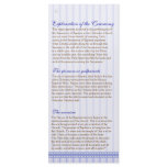 Page 2/5 Greek Orthodox Church Baptism Program Personalized Rack Card