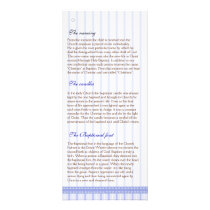 Page 3/5  Greek Orthodox Church Baptism Program Rack Card