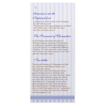 Page 4/5  Greek Orthodox Church Baptism Program Custom Rack Card