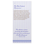 Page 5/5 Greek Orthodox Church Baptism Program Custom Rack Cards