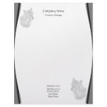 Page Curls Wolves Stationery Personalized Letterhead