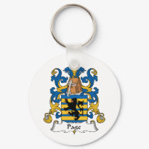 Page Family Crest keychains