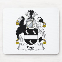 Page Family Crest mousepads by coatsofarms Page Family Crest mousepads