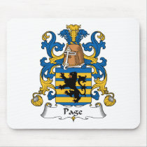 Page Family Crest mousepads by coatsofarms Page Family Crest mousepads