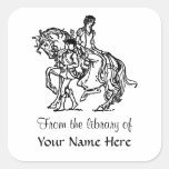 Page Leading Lady's Horse Stickers