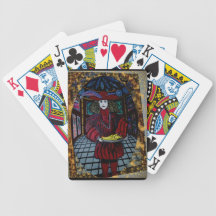 Page of birds bicycle card deck