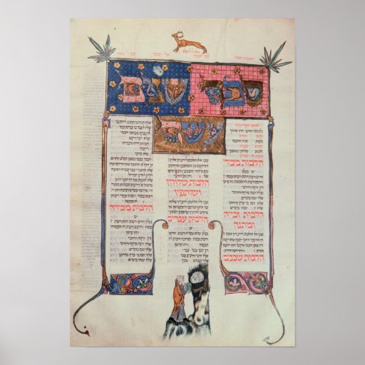 Page of text and illustration poster