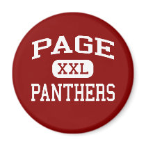 Page - Panthers - Middle School - Page Arizona magnets by customteamsportswear Page - Panthers - Middle School - Page Arizona magnets