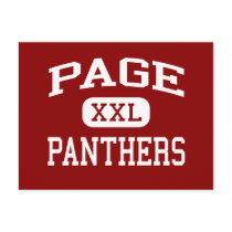 Page - Panthers - Middle School - Page Arizona postcards