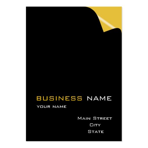 page_turn_business_card business card templates (front side)