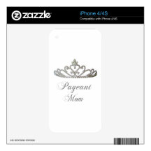 pageant mom iPhone 4 skin