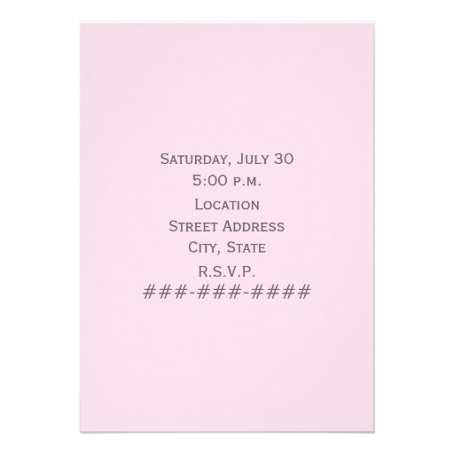 Pageant Sash & Tiara Birthday Party Invitation