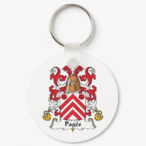 Pages Family Crest keychains