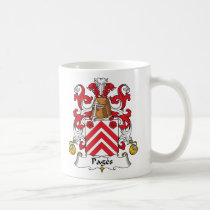 Pages Family Crest Mug
