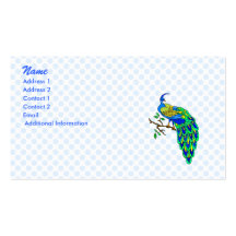 Pagiel Peacock Business Card Template
